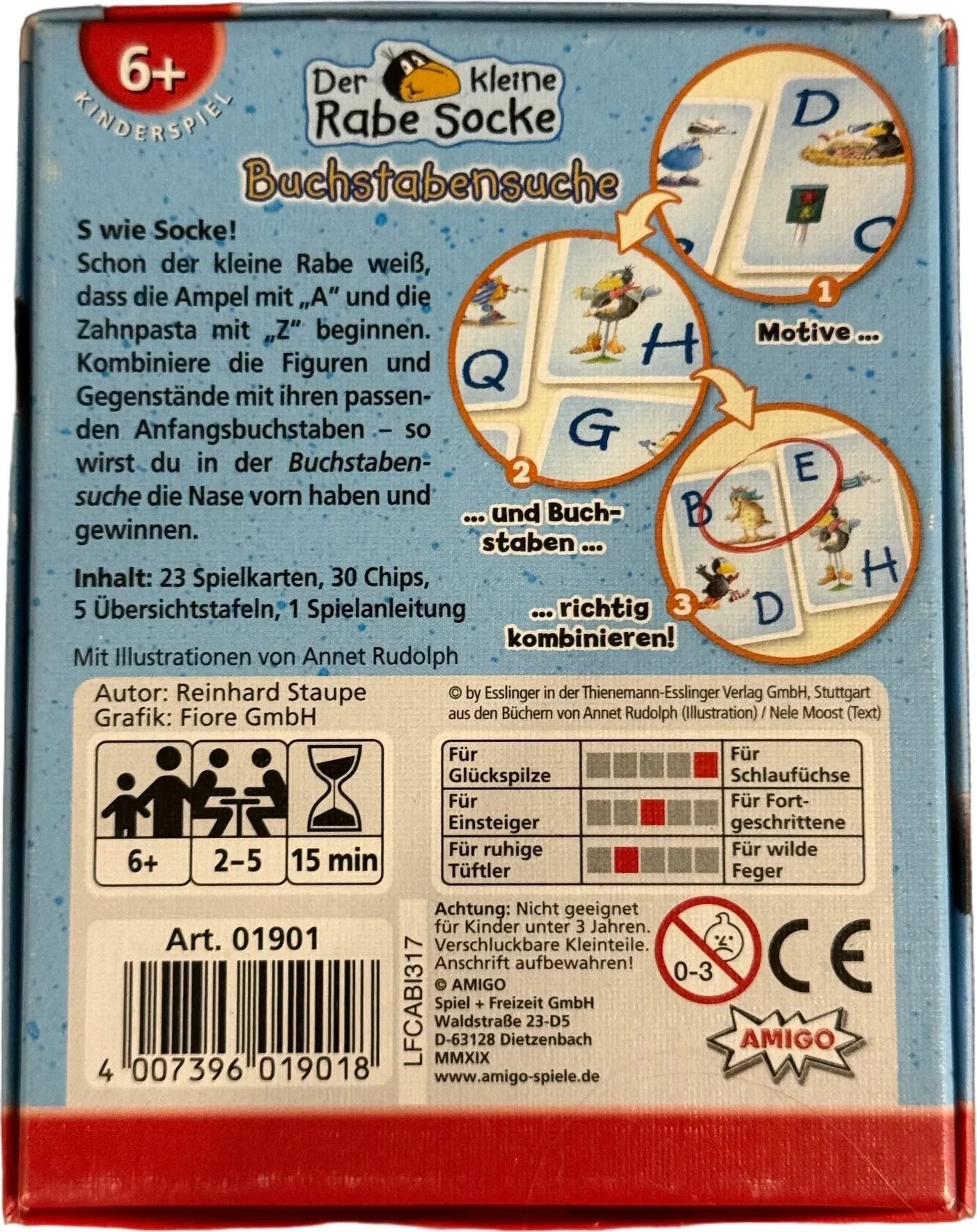 Buchstabensuche - Der kleine Rabe Socke – Bild 2