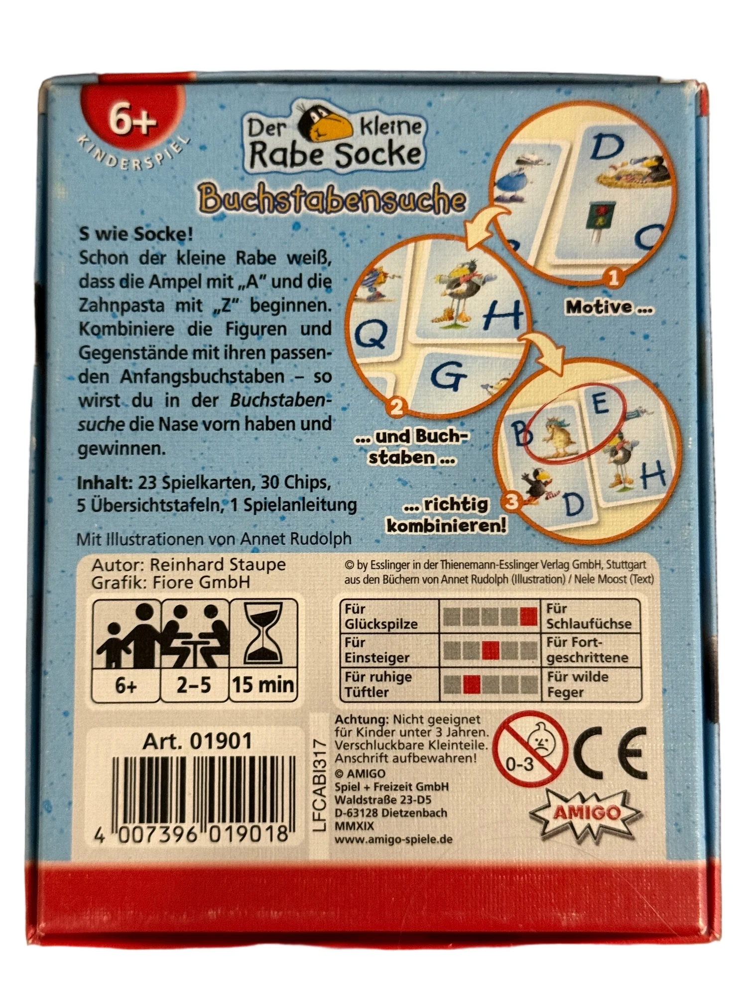 Buchstabensuche - Der kleine Rabe Socke – Bild 2